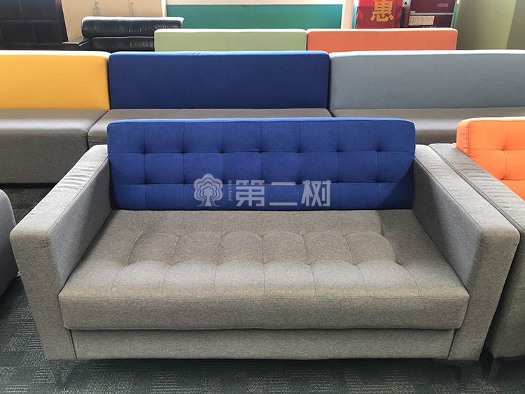 9成新布艺二手双人沙发休闲沙发椅客厅三人位沙发商务洽谈沙发