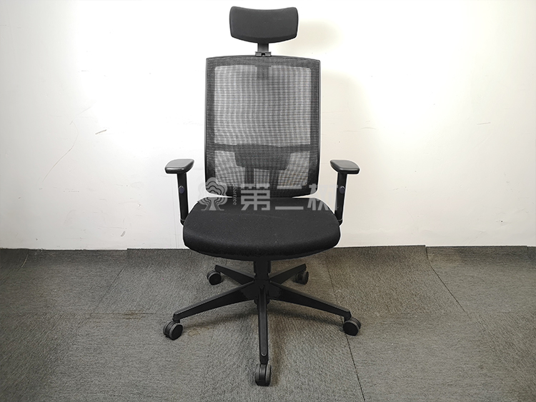 9成新玛祖铭立二手电脑椅办公椅带腰托职员椅网布转椅