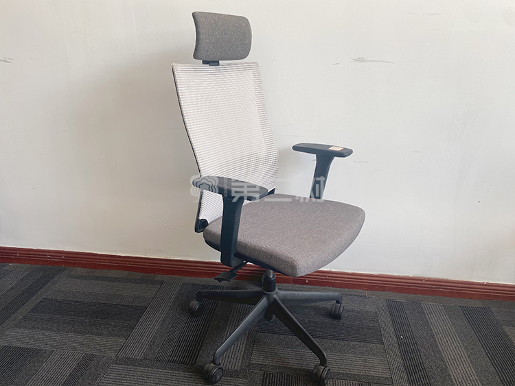 9成美时二手办公椅透气网布电脑椅带头枕舒适椅子