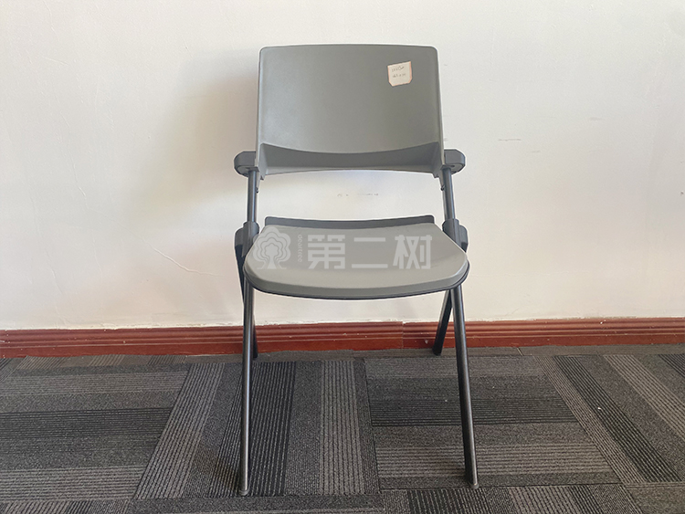 9成新美时二手四脚椅折叠会议椅培训室洽谈室接待会客椅子