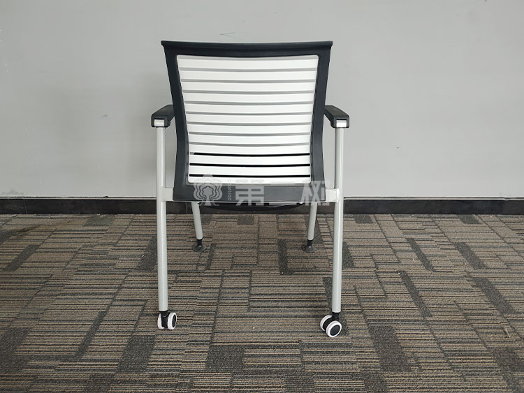9成新欧林ONLEAD二手折叠椅四脚椅会议椅培训椅洽谈椅 灵活移动