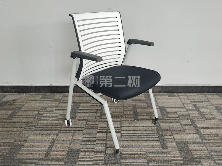 9成新欧林ONLEAD二手折叠椅四脚椅会议椅培训椅洽谈椅 灵活移动