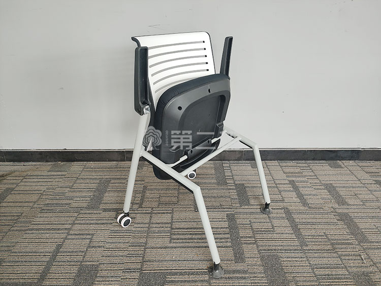 9成新欧林ONLEAD二手折叠椅四脚椅会议椅培训椅洽谈椅 灵活移动