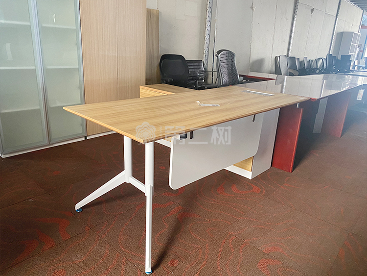 全新老板桌主管行政办公桌电脑桌 简约经理桌L型桌子 带副台