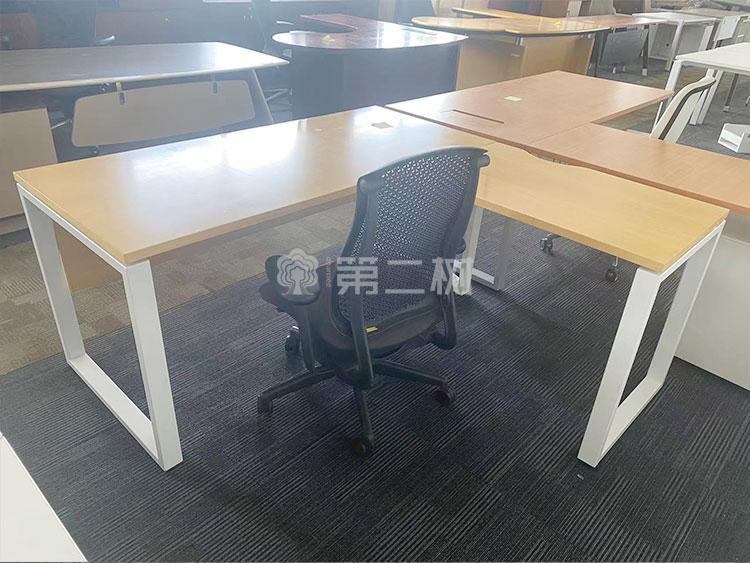 9成新科誉Posh二手老板桌主管经理桌行政办公桌电脑桌L型桌子