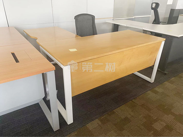 9成新科誉Posh二手老板桌主管经理桌行政办公桌电脑桌L型桌子