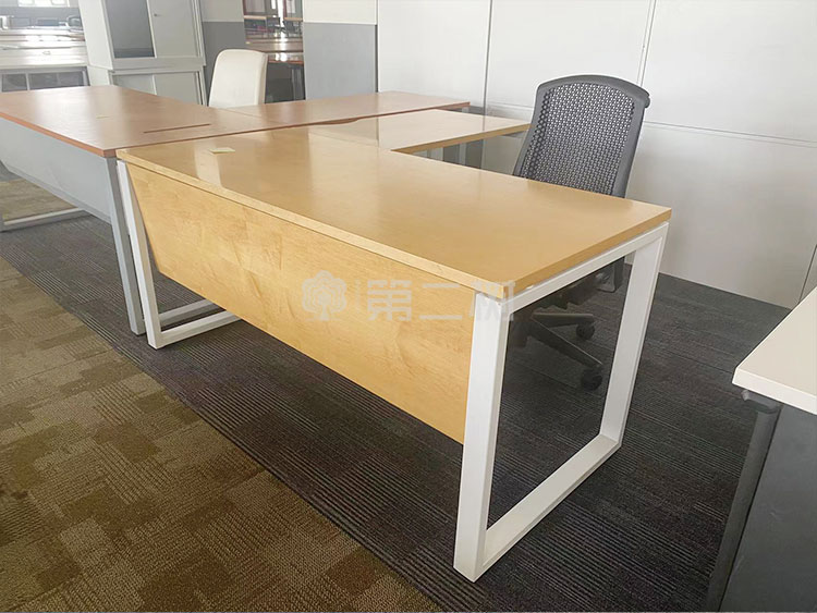 9成新科誉Posh二手老板桌主管经理桌行政办公桌电脑桌L型桌子