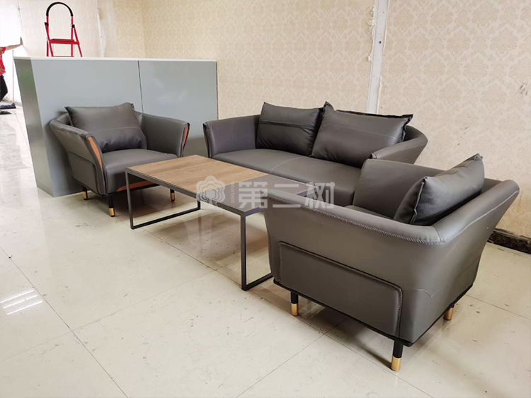 全新尚客思办公沙发商务接待会客洽谈简约现代沙发单人三人办公室沙发