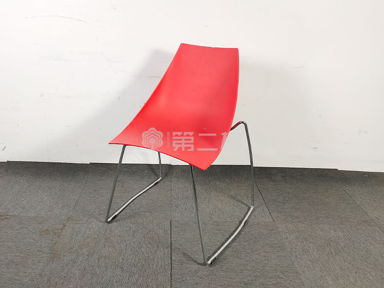 9成新诺伟二手休闲椅洽谈椅弓形椅接待室会客室简约椅子