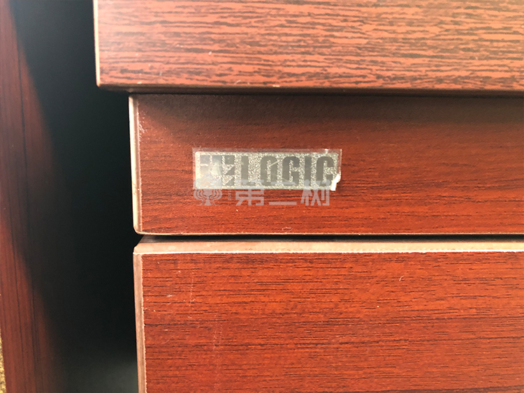 9成新励致二手班台实木经理桌职员桌老板办公桌电脑桌 带副柜