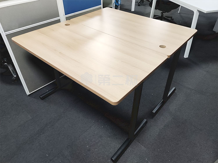 9成新Wework二手独立桌办公桌电脑桌枫木色 可自由组合 1.2米尺寸