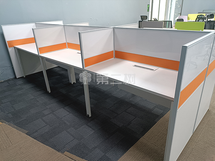 9成新高屏风二手办公桌电脑桌 屏风工位卡座职员桌子 1.2米尺寸