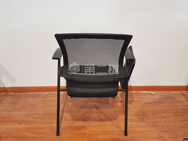 9成新带写字板二手四脚椅折叠椅培训会议椅开会洽谈椅子