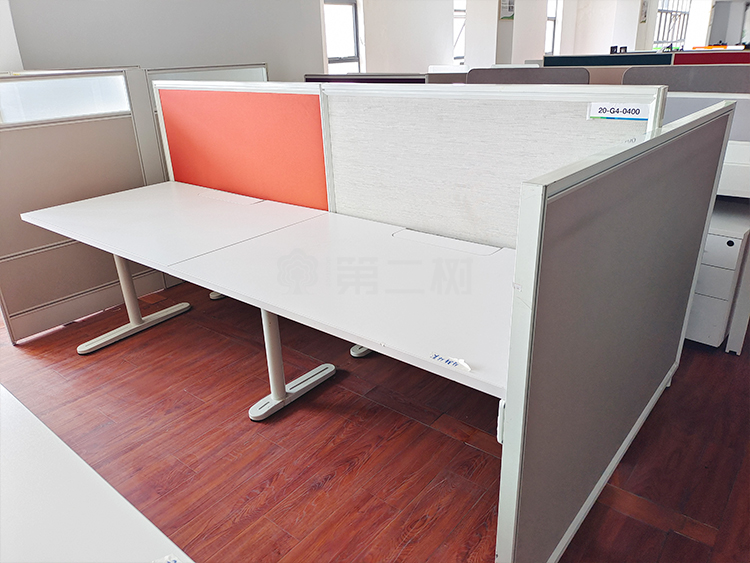 9成新海沃氏Haworth二手办公桌电脑桌职员桌高屏风工位 1.2米尺寸