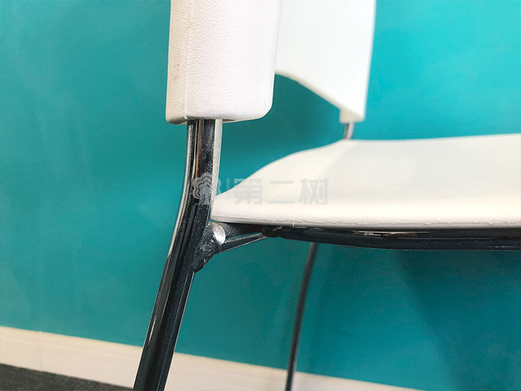 9成新会议室二手椅子培训椅弓形办公椅休闲员工椅靠背椅