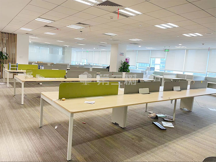 海沃氏Haworth二手办公桌员工电脑桌二手职员桌长条桌子