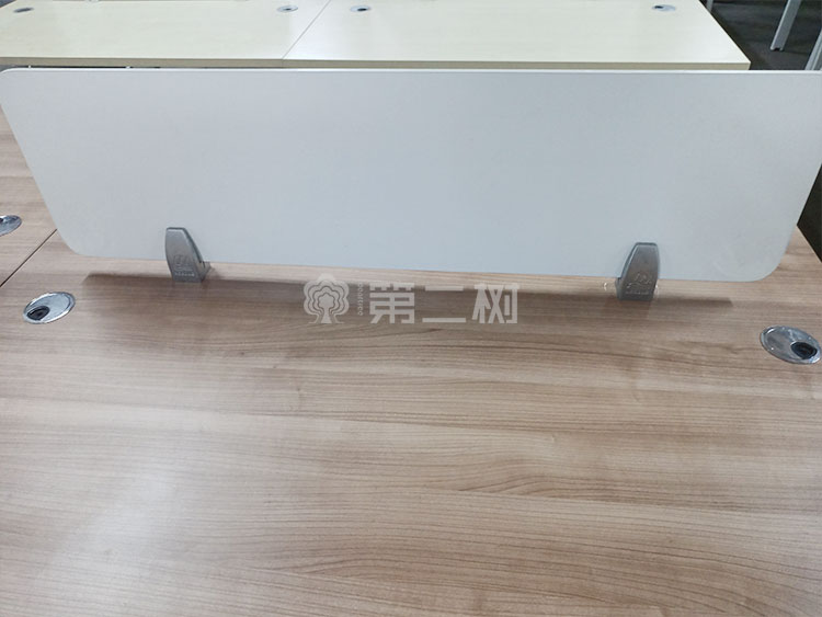 9成新开放式二手办公桌电脑桌职员屏风工位直条桌子 4/8人位