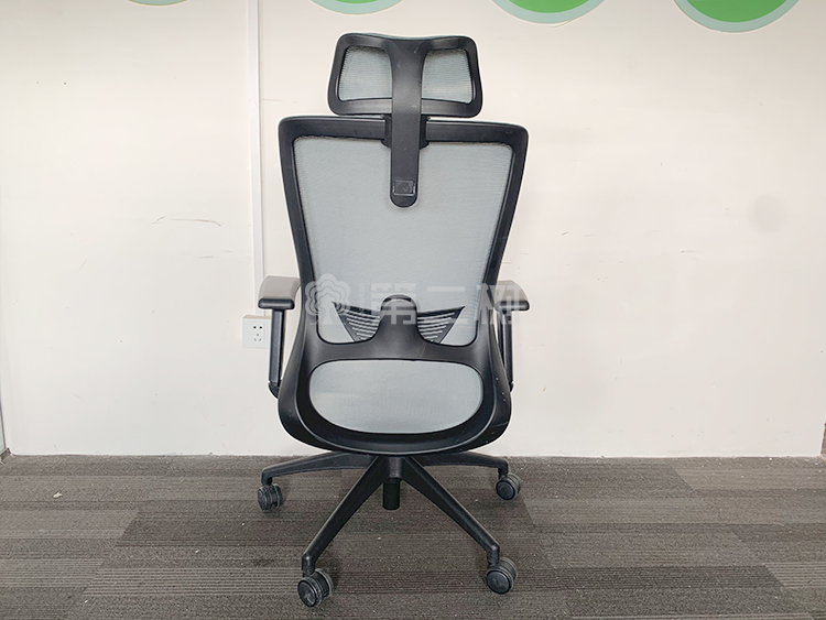 9成新圣奥二手办公椅灰色电脑椅职员椅 简约椅子 坐感舒适