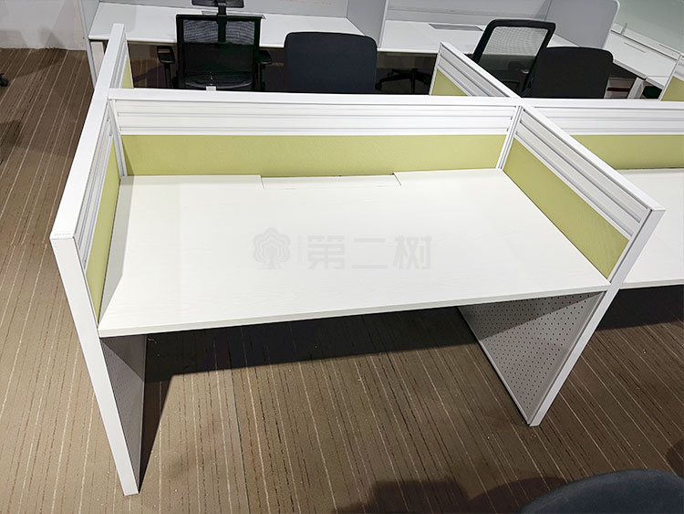 9成新玛祖铭立二手办公桌电脑桌职员桌子员工屏风工位直条桌