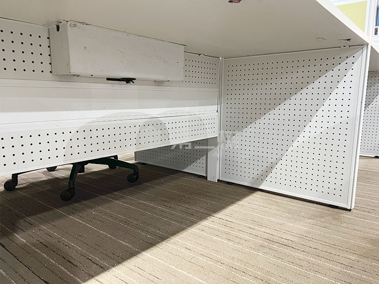 9成新玛祖铭立二手办公桌电脑桌职员桌子员工屏风工位直条桌