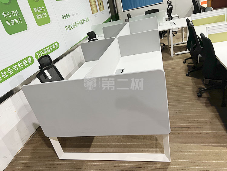 9成新百利文仪VICTORY二手办公桌电脑桌子员工工位 1.6米尺寸