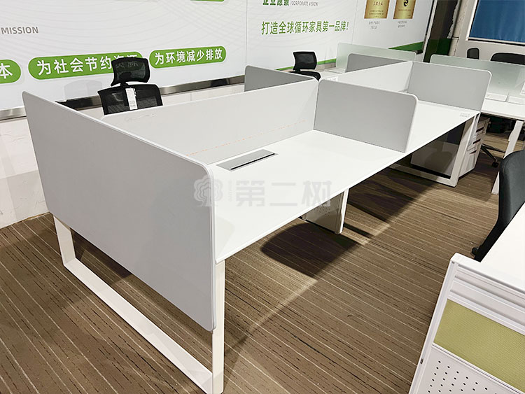 9成新百利文仪VICTORY二手办公桌电脑桌子员工工位 1.6米尺寸