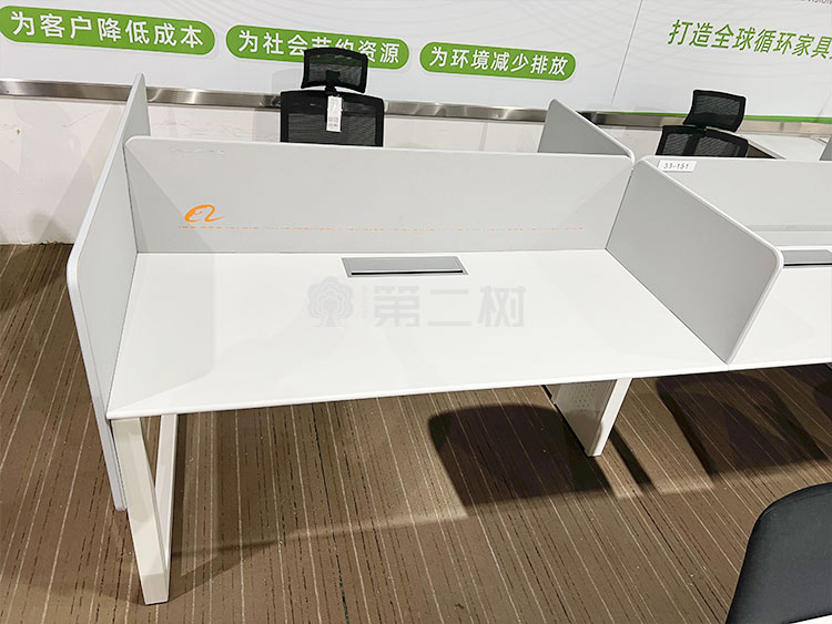 9成新百利文仪VICTORY二手办公桌电脑桌子员工工位 1.6米尺寸