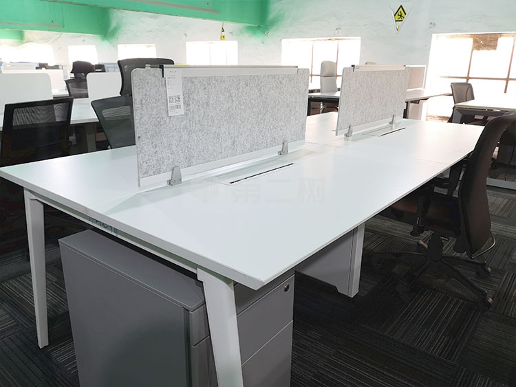 9成新欧林ONLEAD二手办公桌电脑桌开放式二手工位直条桌子