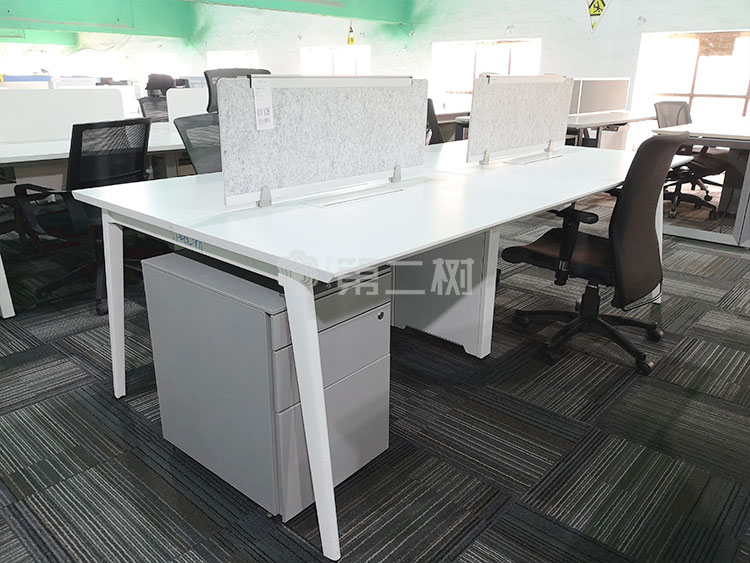 9成新欧林ONLEAD二手办公桌电脑桌开放式二手工位直条桌子