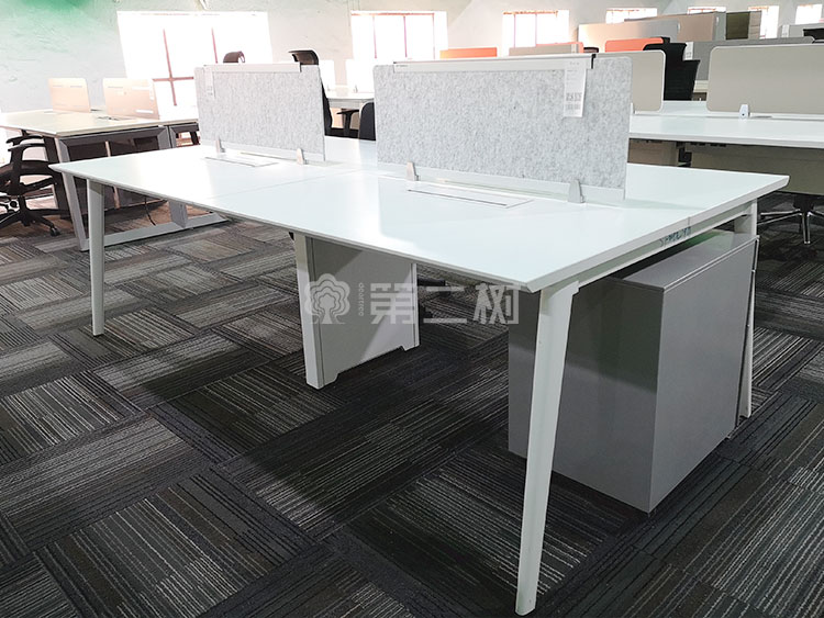 9成新欧林ONLEAD二手办公桌电脑桌开放式二手工位直条桌子