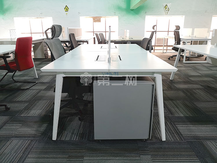 9成新欧林ONLEAD二手办公桌电脑桌开放式二手工位直条桌子