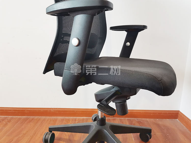 85成新黑色二手办公椅电脑椅员工二手椅子职员椅