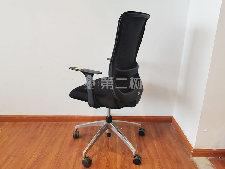 9成新圣奥二手办公椅电脑椅职员椅员工座椅黑色网布二手椅子