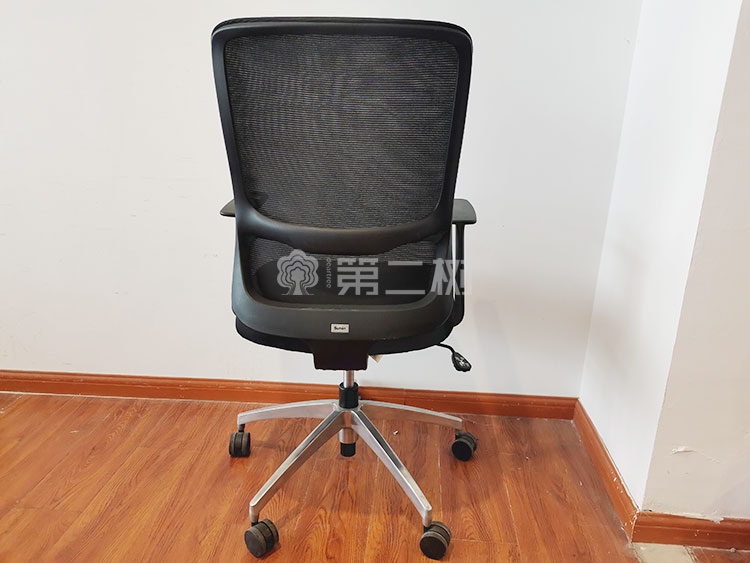 9成新圣奥二手办公椅电脑椅职员椅员工座椅黑色网布二手椅子