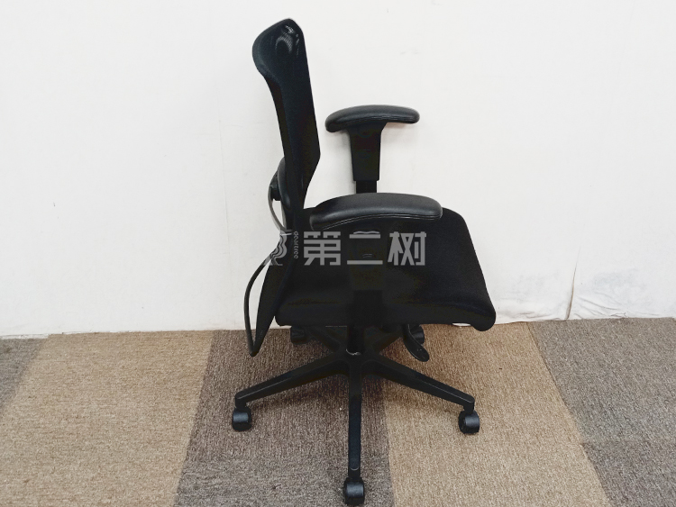 9成新美时Lamex二手办公椅转椅电脑椅透气网布员工椅 带腰托