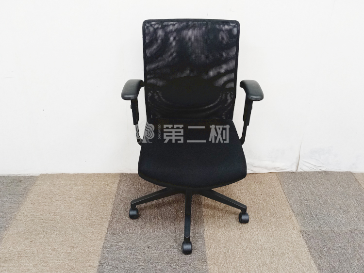9成新美时Lamex二手办公椅转椅电脑椅透气网布员工椅 带腰托