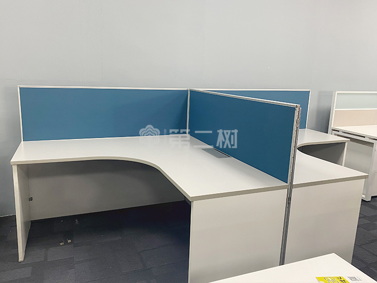 9成新美时Lamex二手屏风工位员工办公桌电脑桌主管行政L型桌子