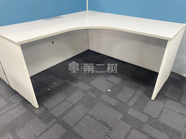 9成新美时Lamex二手屏风工位员工办公桌电脑桌主管行政L型桌子