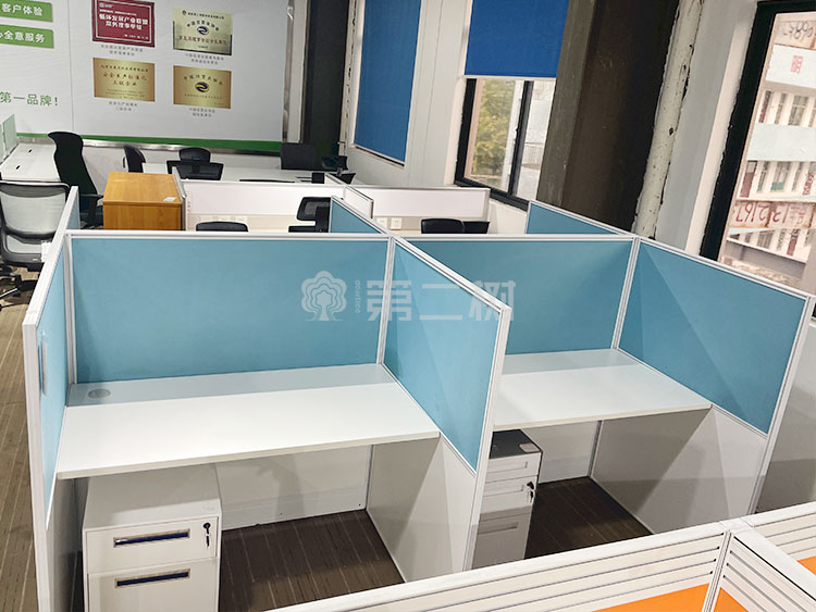 9成新高屏风二手办公桌电脑桌员工二手屏风工位卡座
