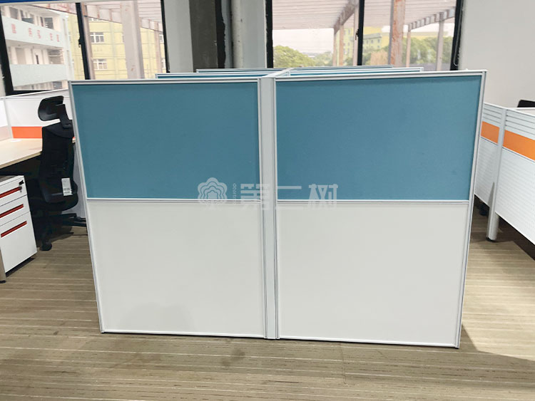 9成新高屏风二手办公桌电脑桌员工二手屏风工位卡座