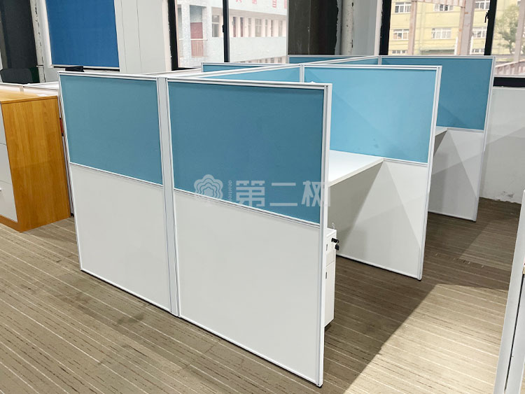 9成新高屏风二手办公桌电脑桌员工二手屏风工位卡座