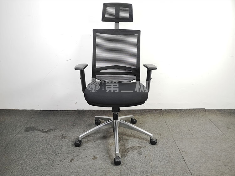 9成新网布二手办公椅电脑椅职员椅简约网布座椅员工椅子 带头枕