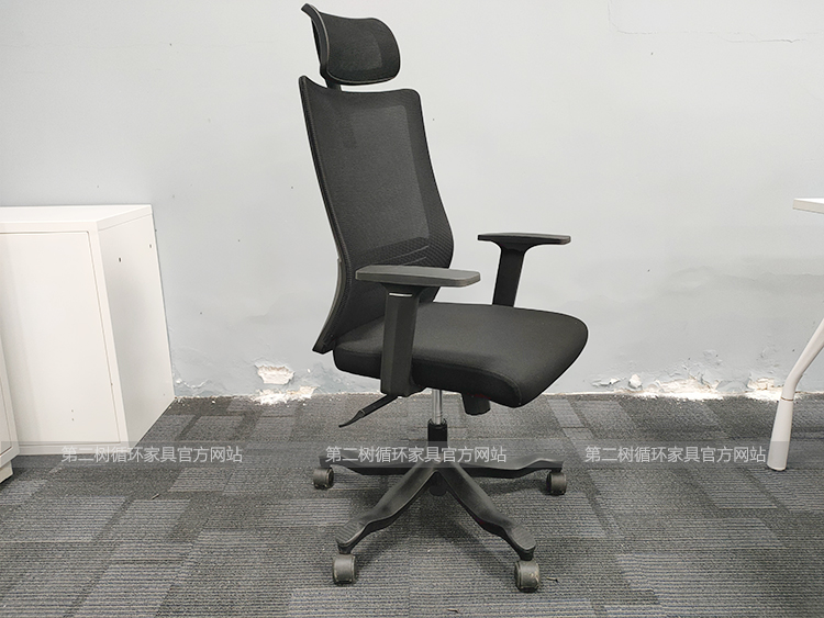 9成新国产二手网布办公椅带头枕电脑椅主管经理椅转椅