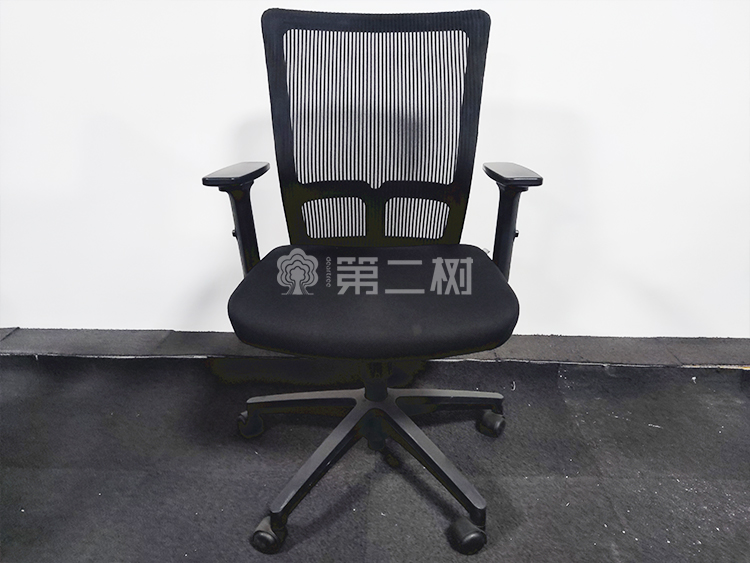 85成新诺伟黑色网布二手办公椅职员电脑椅舒适椅子升降椅