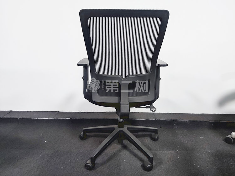 85成新诺伟黑色网布二手办公椅职员电脑椅舒适椅子升降椅
