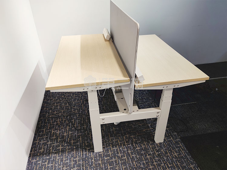 圣奥二手升降桌电动升降办公桌电脑桌职员桌子 科技办公