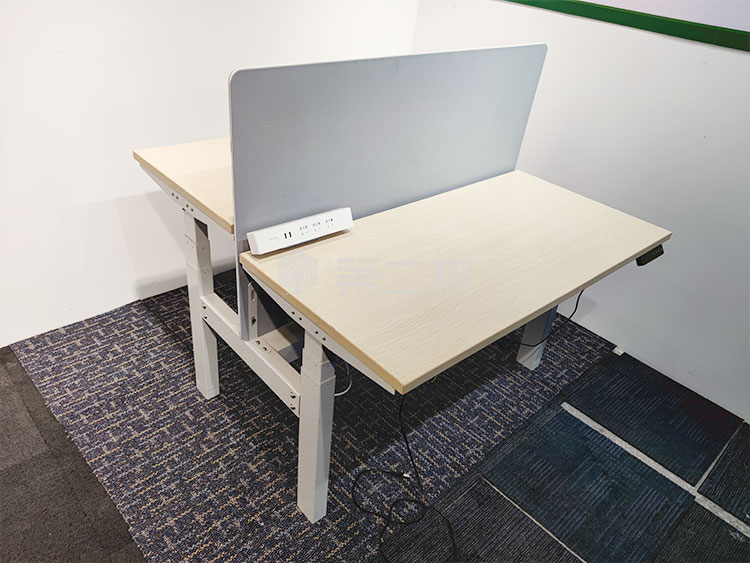 圣奥二手升降桌电动升降办公桌电脑桌职员桌子 科技办公