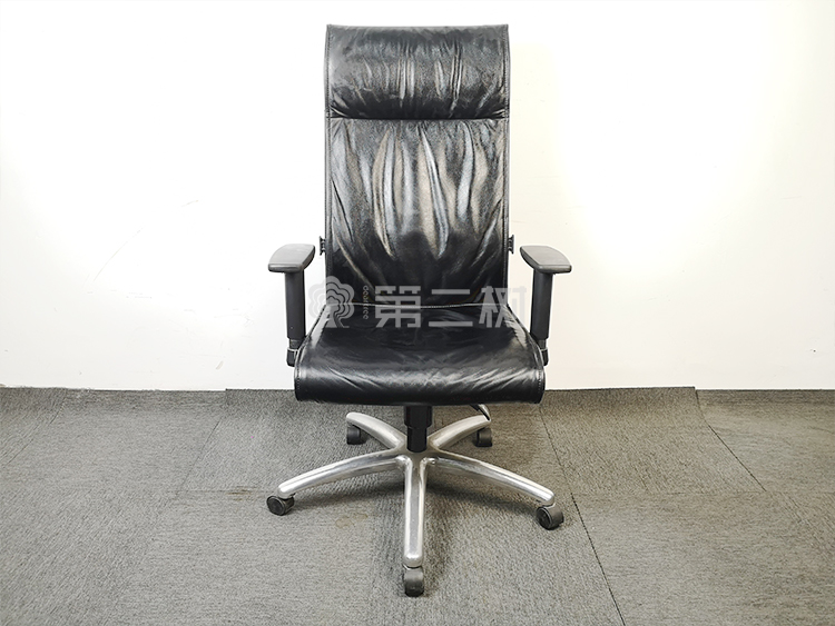 皮质二手办公椅电脑椅高椅背老板椅大班椅升降椅