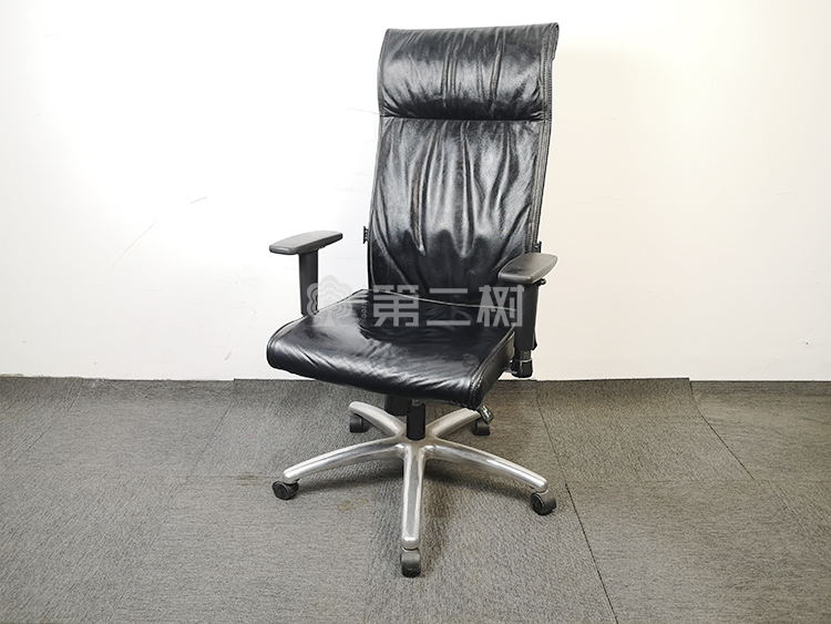皮质二手办公椅电脑椅高椅背老板椅大班椅升降椅