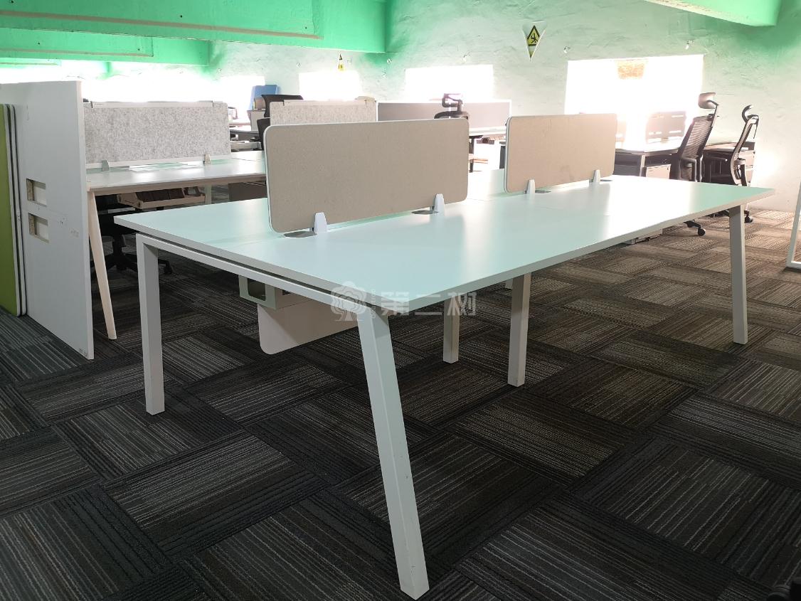 9成新开放式二手办公桌电脑桌屏风工位职员桌子